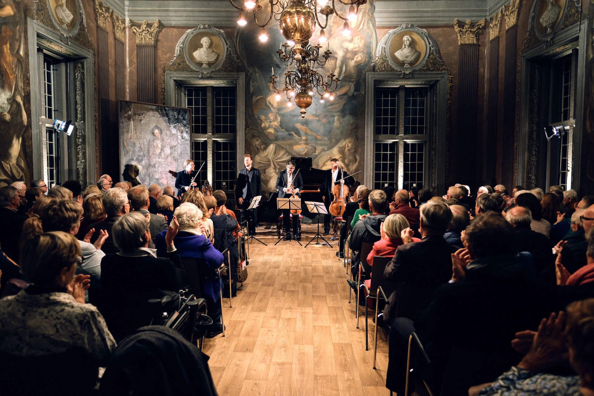 Konzertimpression aus dem Barocksaal auf Schloss Gödens