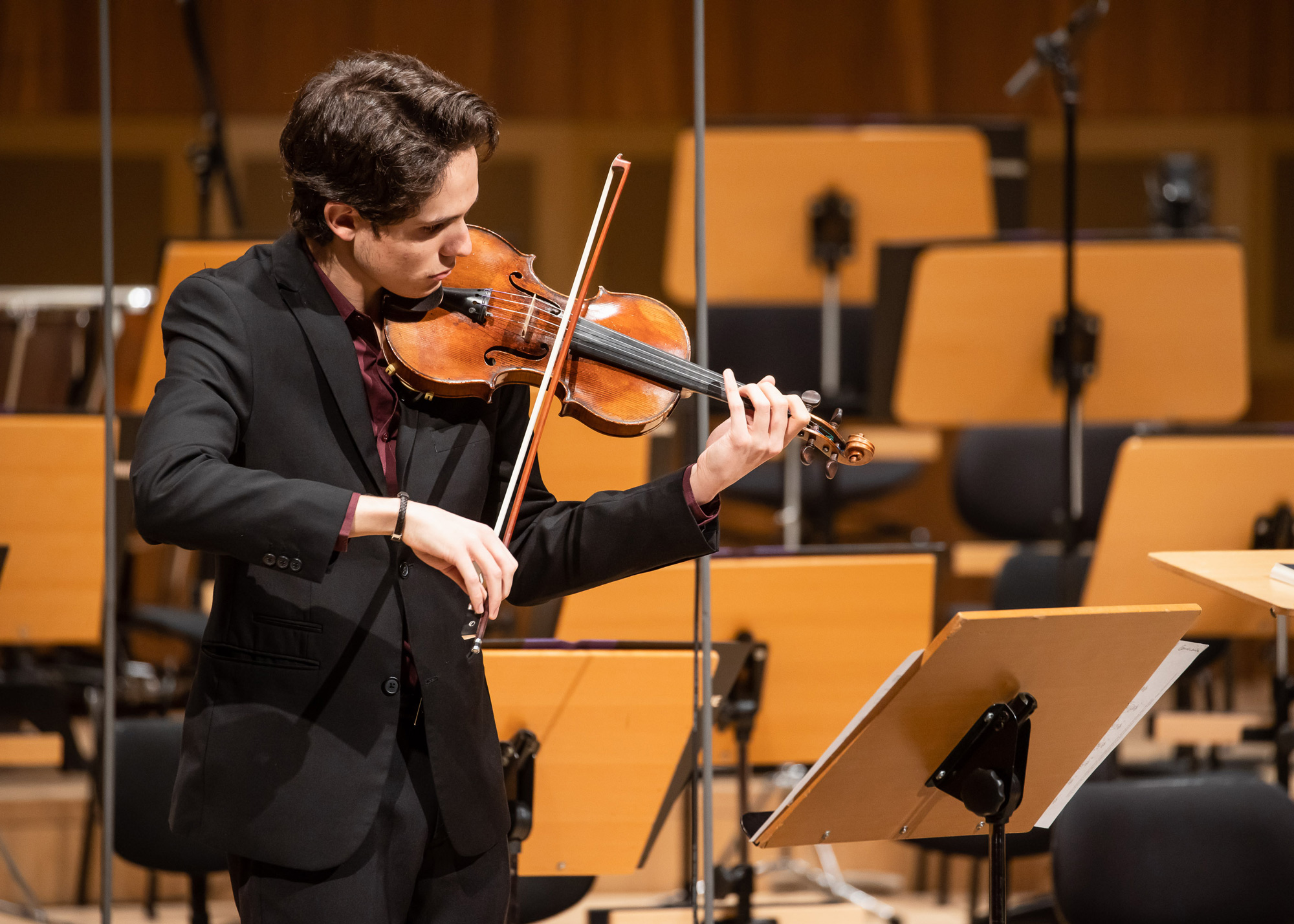 Joseph Joachim Violinwettbewerb 2021: Konzert Javier Comesaña, Finale am 10.10.2021